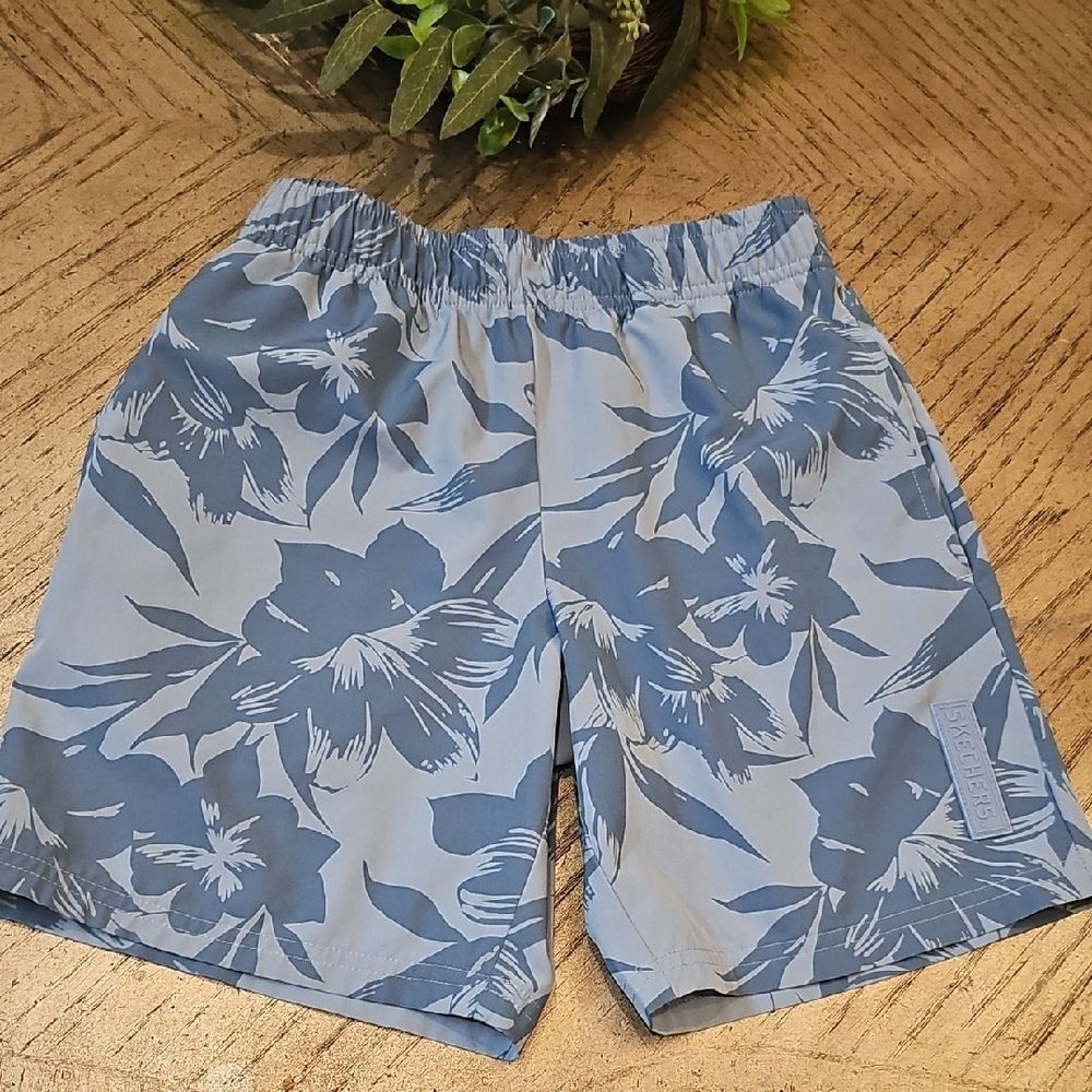 Skechers Boys Hawaiian Floral Shorts Size S